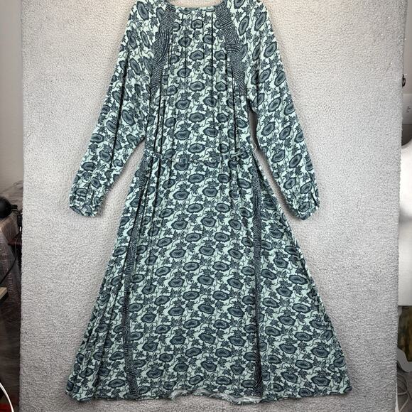 Knox Rose Dress Large Cottage Boho Peasant Beach Coastal Flare Flowy Belted 2022 - Picture 8 of 10